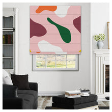 Load image into Gallery viewer, Colorful Memphis Pattern Print Window Roman Shade