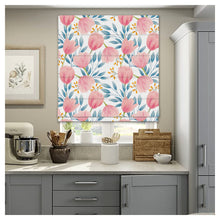 Load image into Gallery viewer, Watercolor Floral Pattern Print Window Roman Shade