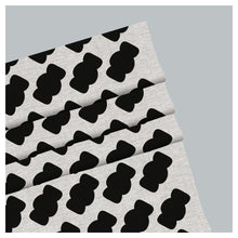 Load image into Gallery viewer, Black & White Seamless Pattern Print Window Roman Shade