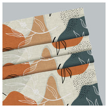 Load image into Gallery viewer, Natural Plant Abstract Terracotta Window Roman Shade