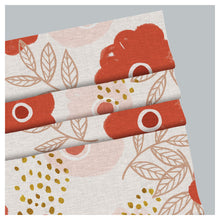 Load image into Gallery viewer, Hand Drawn Flowers Pattern Print Window Roman Shade
