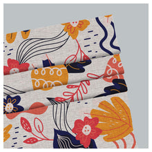 Load image into Gallery viewer, Hand Drawn Abstract Organic Shapes Pattern Print Window Roman Shade