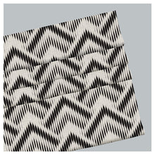 Load image into Gallery viewer, Black And White Seamless Scandinavian Pattern Print Window Roman Shade