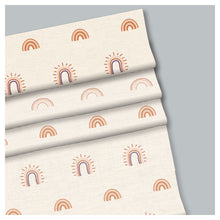 Load image into Gallery viewer, Boho Rainbow Baby Room Window Roman Shade
