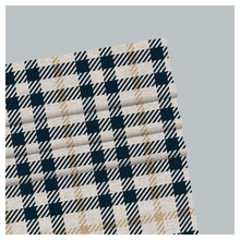 Load image into Gallery viewer, Elegant Tartan Pattern Print Window Roman Shade
