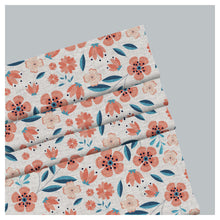 Load image into Gallery viewer, Floral Peach Tone Pattern Print Window Roman Shade