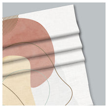 Load image into Gallery viewer, Boho Abstract Water Color Print Roman Shade