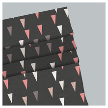 Load image into Gallery viewer, Nordic Triangles Quilt Pattern Scandinavian Window Roman Shade