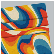 Load image into Gallery viewer, Oil Painting Groovy Psychedelic Pattern Print Window Roman Shade