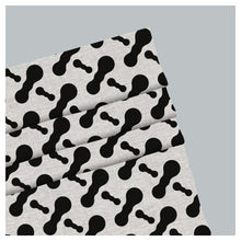 Load image into Gallery viewer, Black & White Seamless Pattern Print Window Roman Shade