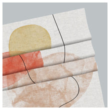 Load image into Gallery viewer, Abstract Watercolor Pattern Print Window Roman Shade