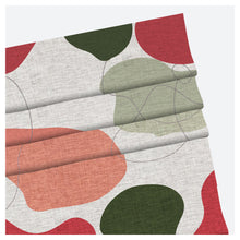 Load image into Gallery viewer, Organic Shapes Window Roman Shade