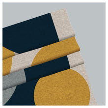 Load image into Gallery viewer, Collage Geometric Bauhaus Style Pattern Print Window Roman Shade