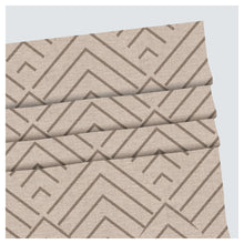 Load image into Gallery viewer, Contemporary Geometric in Khaki Window Roman Shade
