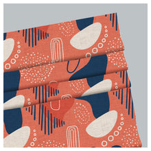 Load image into Gallery viewer, Abstract Shapes Window Roman Shade
