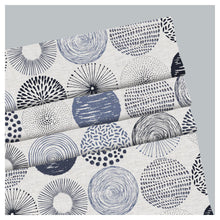 Load image into Gallery viewer, Japanese Geometric Circle Pattern Window Roman Shade