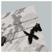 Load image into Gallery viewer, Abstract Brush Stroke Pattern Print Window Roman Shade