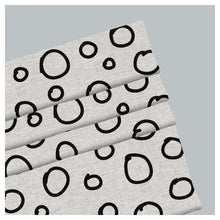 Load image into Gallery viewer, Hand Drawn Doodle Circle Borders Scandinavian Window Roman Shade