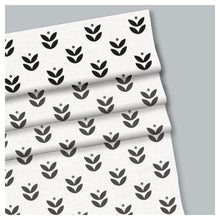 Load image into Gallery viewer, Black and White Scandinavian Window Roman Shade