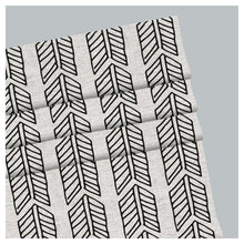 Load image into Gallery viewer, Doodle Hand Drawn Style Tribal Arrow Window Roman Shade