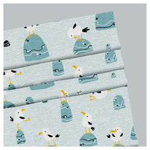 Load image into Gallery viewer, Seagulls Seamless Scandinavian Pattern Print Window Roman Shade
