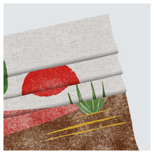Load image into Gallery viewer, Coachella Arizona Desert Landscape Pattern Print Window Roman Shade