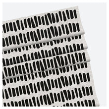 Load image into Gallery viewer, Hand Drawn Doodle Thicker Line Stripes Scandinavian Window Roman Shade