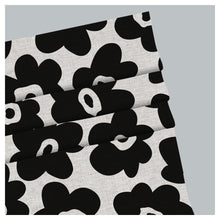 Load image into Gallery viewer, Black & White Hand Drawn Flora Pattern Print Window Roman Shade