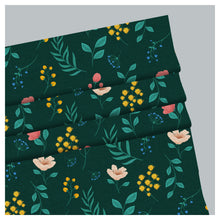 Load image into Gallery viewer, Flowers Leaves Pattern Print Window Roman Shade