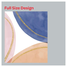 Load image into Gallery viewer, Pastel 3 Tones Boho Watercolor Window Roman Shade