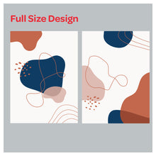 Load image into Gallery viewer, Midcentury Organic Free Form Shapes Window Roman Shade