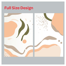 Load image into Gallery viewer, Mid Century Boho Organic Shapes Abstract Window Roman Shade