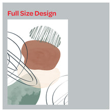 Load image into Gallery viewer, Boho Abstract Water Color Print Roman Shade