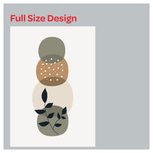 Load image into Gallery viewer, Modern Boho Tropical Leaf Abstract Window Roman Shade