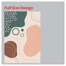 Load image into Gallery viewer, Midcentury Boho Organic Shapes Window Roman Shade