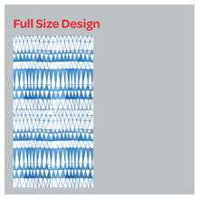 Load image into Gallery viewer, Blue Watercolor Geometry Window Roman Shade