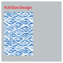 Load image into Gallery viewer, Blue Watercolor Southwestern Painting Window Roman Shade