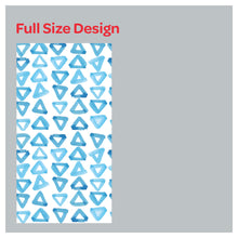 Load image into Gallery viewer, Triangle Abstract Watercolor Pattern Print Window Roman Shade