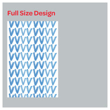 Load image into Gallery viewer, "V" Watercolor Pattern Print Window Roman Shade