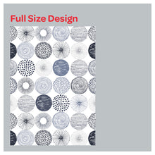 Load image into Gallery viewer, Japanese Geometric Circle Pattern Window Roman Shade