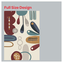 Load image into Gallery viewer, Abstract Hand Drawn Shapes Pattern Print Window Roman Shade