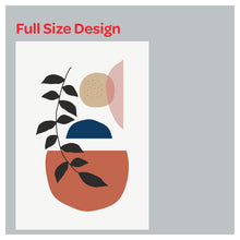 Load image into Gallery viewer, Modern Boho Organic Tropical Leaf Abstract Window Roman Shade