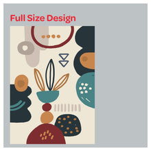 Load image into Gallery viewer, Mid Century Boho Geometric Nature Abstract Window Roman Shade