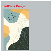 Load image into Gallery viewer, Boho Midcentury Organic Shapes Window Roman Shade