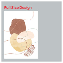 Load image into Gallery viewer, Boho Abstract Water Color Print Roman Shade