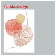 Load image into Gallery viewer, Abstract Watercolor Pattern Print Window Roman Shade