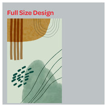 Load image into Gallery viewer, Midcentury Boho Water Color Shapes Window Roman Shade