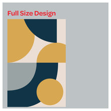 Load image into Gallery viewer, Collage Geometric Bauhaus Style Pattern Print Window Roman Shade
