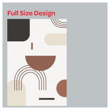 Load image into Gallery viewer, Mid Century Modern Boho Geometric Window Roman Shade