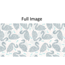 Load image into Gallery viewer, Polka Swans Window Roman Shade